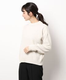 Samansa Mos2 blue | モールニット(ニット/セーター)