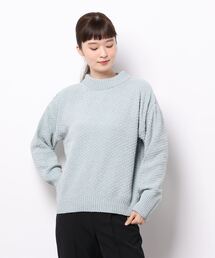 Samansa Mos2 blue | モールニット(ニット/セーター)