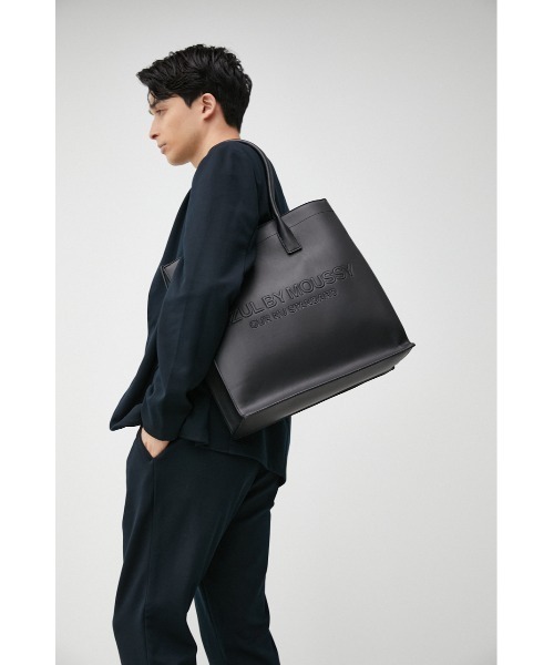 AZUL by moussy（アズールバイマウジー）の「AZUL EMBOSS TOTE BAG/AZULエンボストートバッグ（トートバッグ・メンズ・ブラック・FREE）」の13枚目の写真