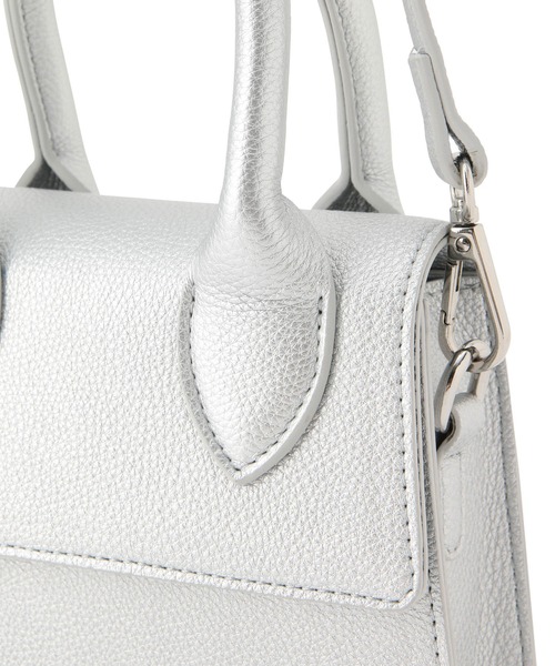 VIS（ビス）の「【2WAY】ミニショルダーバッグ（ハンドバッグ・レディース・ブラック/シルバー・FREE）」の4枚目の写真