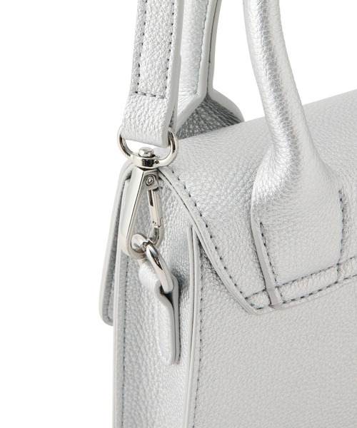 VIS（ビス）の「【2WAY】ミニショルダーバッグ（ハンドバッグ・レディース・ブラック/シルバー・FREE）」の6枚目の写真