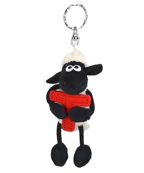 トレイ ジョーンズ選手キーホルダーセット NICI/ひつじのショーン キーリング ショーン『T』10cm