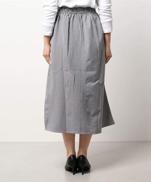 ehka sopo（エヘカソポ）の「ギンガムチェックマーメイドスカート（スカート・レディース・ブラック/ブラウン/グレー/グリーン・ﾌﾘ-）」の6枚目の写真