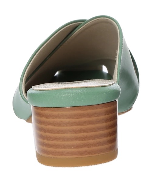 ORiental TRaffic（オリエンタルトラフィック）の「ORiental TRaffic ワイドベルトミュール*（サンダル・レディース・ブラック/グリーン/アイボリー・S/M/L）」の9枚目の写真