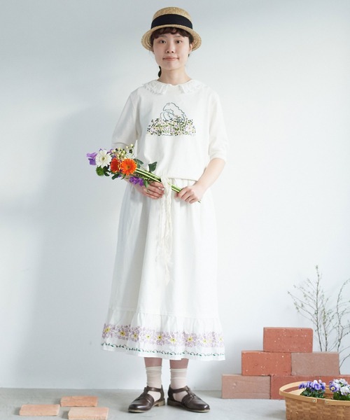 chambre de charme(シャンブルドゥシャーム)の「cdc kitagawa juri サマーニット(ニット/セーター・レディース・ブラック/オフホワイト・FREE)」の8枚目の写真