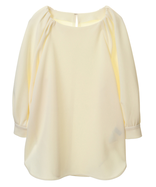 Tiara（ティアラ）の「ボリュームスリーブブラウス（シャツ/ブラウス・レディース・ネイビー/ブラック/アイボリー・FREE）」の8枚目の写真