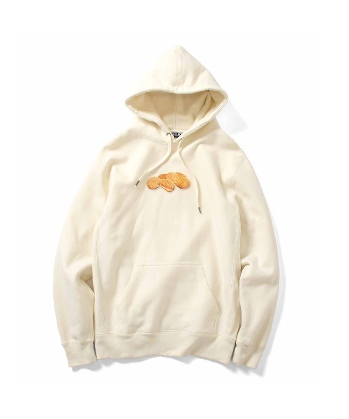 PRIVILEGE（プリビレッジ）の「プリビレッジ [PRIVILEGE] - クッキー プルオーバー パーカー フーディー スウェットシャツ [COOKIE PULLOVER]（パーカー・メンズ・クリーム/ピンク/グリーン・LARGE/X-LARGE/MEDIUM/XX-LARGE）」の2枚目の写真