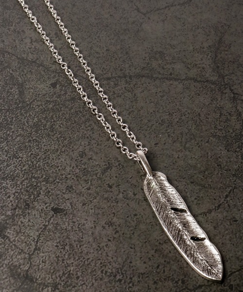 FUNALIVE（ファンアライブ）の「JON フェザーネックレス（ネックレス・メンズ・A/B/C/D/E/F/G/H/I/J/K/L/M/N/O/P/Q・FREE）」の10枚目の写真