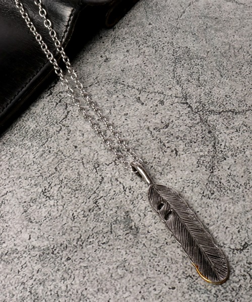 FUNALIVE（ファンアライブ）の「JON フェザーネックレス（ネックレス・メンズ・A/B/C/D/E/F/G/H/I/J/K/L/M/N/O/P/Q・FREE）」の11枚目の写真