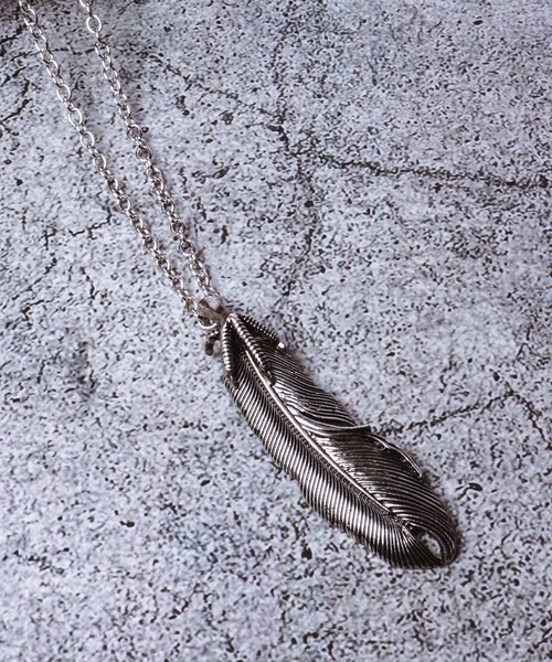 FUNALIVE（ファンアライブ）の「JON フェザーネックレス（ネックレス・メンズ・A/B/C/D/E/F/G/H/I/J/K/L/M/N/O/P/Q・FREE）」の15枚目の写真