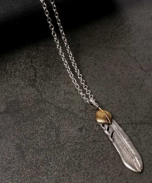 FUNALIVE（ファンアライブ）の「JON フェザーネックレス（ネックレス・メンズ・A/B/C/D/E/F/G/H/I/J/K/L/M/N/O/P/Q・FREE）」の17枚目の写真