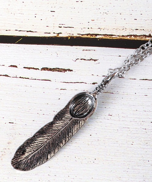 FUNALIVE（ファンアライブ）の「JON フェザーネックレス（ネックレス・メンズ・A/B/C/D/E/F/G/H/I/J/K/L/M/N/O/P/Q・FREE）」の20枚目の写真