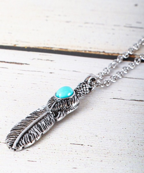 FUNALIVE（ファンアライブ）の「JON フェザーネックレス（ネックレス・メンズ・A/B/C/D/E/F/G/H/I/J/K/L/M/N/O/P/Q・FREE）」の19枚目の写真