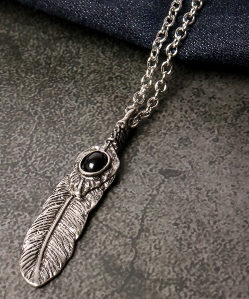 FUNALIVE（ファンアライブ）の「JON フェザーネックレス（ネックレス・メンズ・A/B/C/D/E/F/G/H/I/J/K/L/M/N/O/P/Q・FREE）」の22枚目の写真
