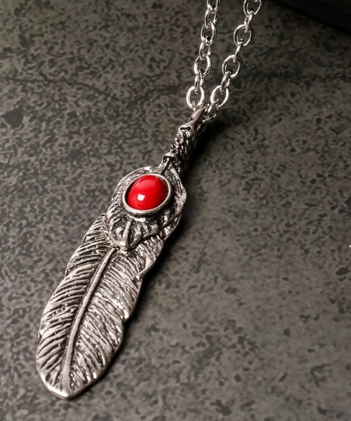 FUNALIVE（ファンアライブ）の「JON フェザーネックレス（ネックレス・メンズ・A/B/C/D/E/F/G/H/I/J/K/L/M/N/O/P/Q・FREE）」の21枚目の写真