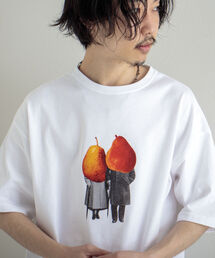 GLOSTER | 【RICHARD VERGEZ/リチャード・ヴェルゲス】コラージュアートTシャツ(Tシャツ/カットソー)