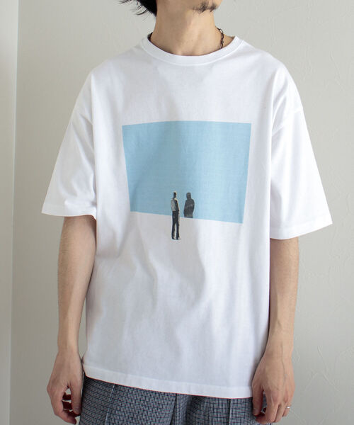 GLOSTER（グロスター）の「【RICHARD VERGEZ/リチャード・ヴェルゲス】コラージュアートTシャツ（Tシャツ/カットソー・メンズ・ホワイト系その他/ホワイト系その他2/ホワイト系その他3/ホワイト系その他4/ブラック系その他/ブラック系その他4/ブラック系その他2/ブラック系その他3・MEDIUM/LARGE）」の10枚目の写真