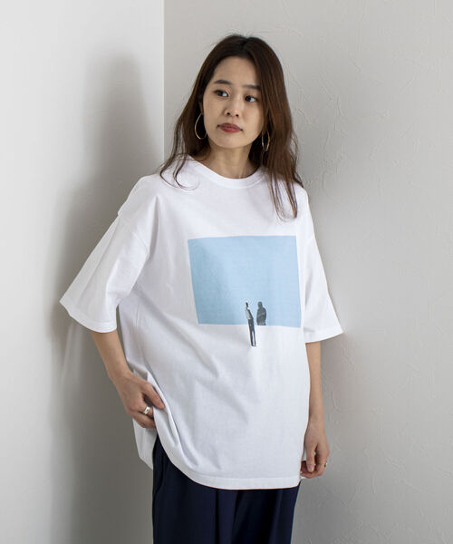 GLOSTER（グロスター）の「【RICHARD VERGEZ/リチャード・ヴェルゲス】コラージュアートTシャツ（Tシャツ/カットソー・メンズ・ホワイト系その他/ホワイト系その他2/ホワイト系その他3/ホワイト系その他4/ブラック系その他/ブラック系その他4/ブラック系その他2/ブラック系その他3・MEDIUM/LARGE）」の14枚目の写真