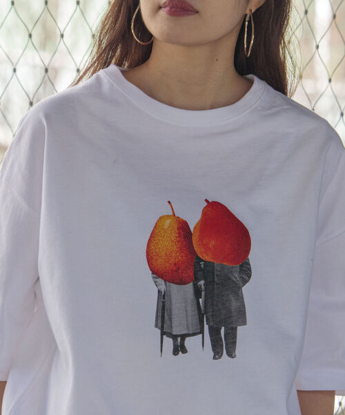 GLOSTER（グロスター）の「【RICHARD VERGEZ/リチャード・ヴェルゲス】コラージュアートTシャツ（Tシャツ/カットソー・メンズ・ホワイト系その他/ホワイト系その他2/ホワイト系その他3/ホワイト系その他4/ブラック系その他/ブラック系その他4/ブラック系その他2/ブラック系その他3・MEDIUM/LARGE）」の21枚目の写真