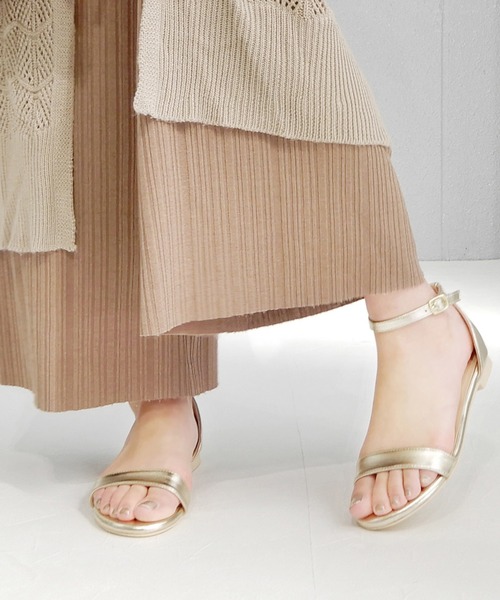 alala(アララ)の「メタリックベタサンダル(サンダル・レディース・シルバー/ゴールド/ガンメタ・M/LL/S/L)」の20枚目の写真