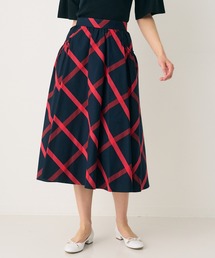 ANAYI | ビックチェックギャザー　スカート(スカート)