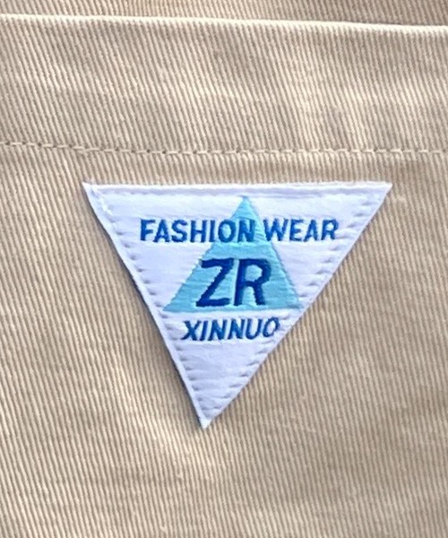 PairPair(ペアペア)の「刺繍入りBIGシャツ(ユニセックス)(シャツ/ブラウス・レディース・サックスブルー/ライトベージュ・フリー)」の13枚目の写真