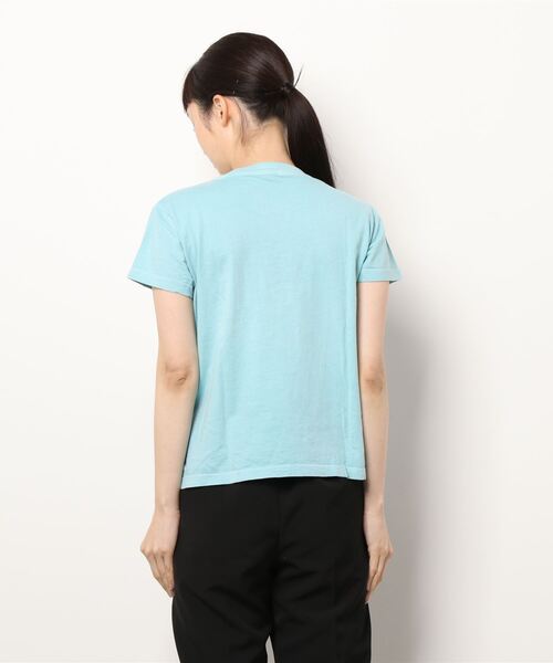 mother（マザー）の「【MOTHER/マザー】胸ポケット付ロゴT（Tシャツ/カットソー・レディース・ブルー・38）」の3枚目の写真