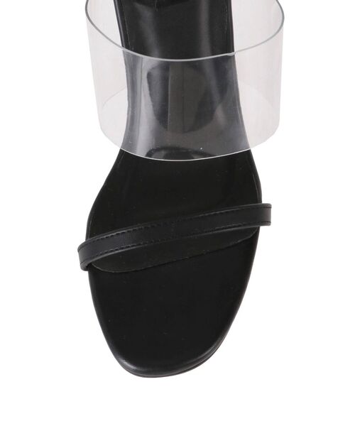 GYDA（ジェイダ）の「クリアヒールサンダル（サンダル・レディース・ブラック/オフホワイト・SMALL/MEDIUM/LARGE）」の14枚目の写真