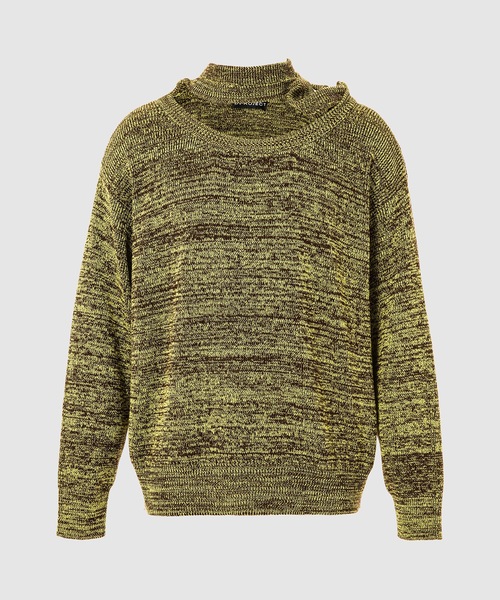 Y/Project（ワイプロジェクト）の「THREE COLLAR PULLOVER（ニット/セーター・メンズ・グリーン系その他・M/L）」の2枚目の写真