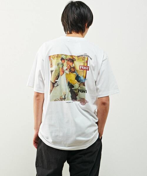 MASTER FRAME（マスターフレーム ）の「【MASTER FRAME×THE SATURDAY EVENING POST】別注クルーネックTシャツ（Tシャツ/カットソー・メンズ・ホワイト/ベージュ/ホワイト系その他/ベージュ系その他/ホワイト系その他2/ホワイト系その他3/ベージュ系その他2/ベージュ系その他3・2/4/3）」の3枚目の写真