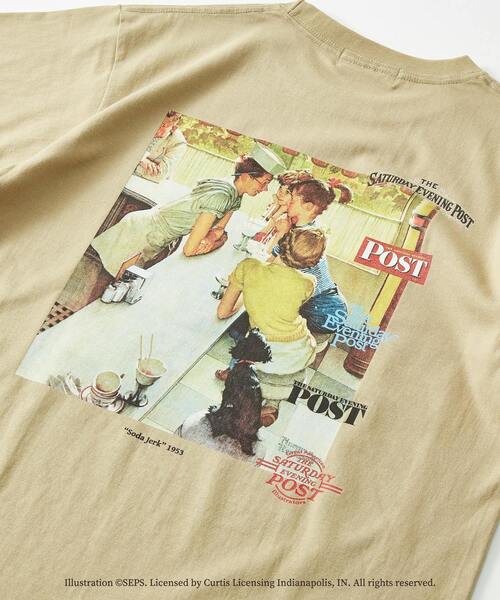 MASTER FRAME（マスターフレーム ）の「【MASTER FRAME×THE SATURDAY EVENING POST】別注クルーネックTシャツ（Tシャツ/カットソー・メンズ・ホワイト/ベージュ/ホワイト系その他/ベージュ系その他/ホワイト系その他2/ホワイト系その他3/ベージュ系その他2/ベージュ系その他3・2/4/3）」の7枚目の写真