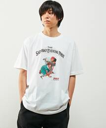 【MASTER FRAME×THE SATURDAY EVENING POST】別注クルーネックTシャツ