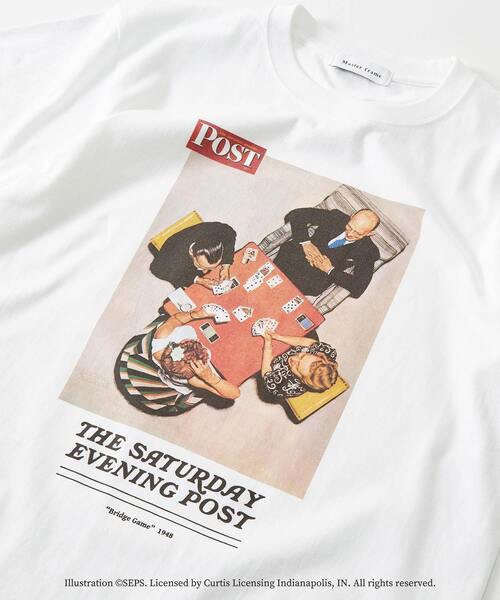 MASTER FRAME（マスターフレーム ）の「【MASTER FRAME×THE SATURDAY EVENING POST】別注クルーネックTシャツ（Tシャツ/カットソー・メンズ・ホワイト/ベージュ/ホワイト系その他/ベージュ系その他/ホワイト系その他2/ホワイト系その他3/ベージュ系その他2/ベージュ系その他3・2/4/3）」の4枚目の写真
