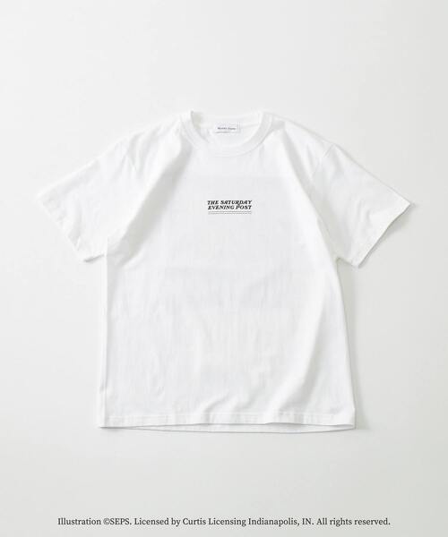 MASTER FRAME（マスターフレーム ）の「【MASTER FRAME×THE SATURDAY EVENING POST】別注クルーネックTシャツ（Tシャツ/カットソー・メンズ・ホワイト/ベージュ/ホワイト系その他/ベージュ系その他/ホワイト系その他2/ホワイト系その他3/ベージュ系その他2/ベージュ系その他3・2/4/3）」の12枚目の写真