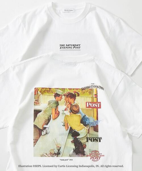 MASTER FRAME（マスターフレーム ）の「【MASTER FRAME×THE SATURDAY EVENING POST】別注クルーネックTシャツ（Tシャツ/カットソー・メンズ・ホワイト/ベージュ/ホワイト系その他/ベージュ系その他/ホワイト系その他2/ホワイト系その他3/ベージュ系その他2/ベージュ系その他3・2/4/3）」の14枚目の写真