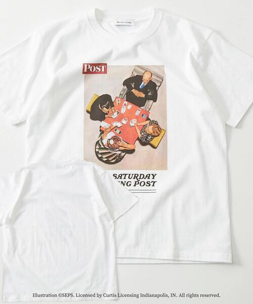 MASTER FRAME（マスターフレーム ）の「【MASTER FRAME×THE SATURDAY EVENING POST】別注クルーネックTシャツ（Tシャツ/カットソー・メンズ・ホワイト/ベージュ/ホワイト系その他/ベージュ系その他/ホワイト系その他2/ホワイト系その他3/ベージュ系その他2/ベージュ系その他3・2/4/3）」の17枚目の写真