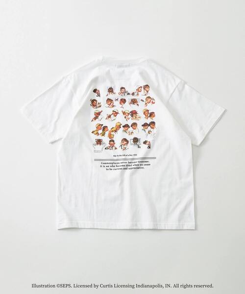 MASTER FRAME（マスターフレーム ）の「【MASTER FRAME×THE SATURDAY EVENING POST】別注クルーネックTシャツ（Tシャツ/カットソー・メンズ・ホワイト/ベージュ/ホワイト系その他/ベージュ系その他/ホワイト系その他2/ホワイト系その他3/ベージュ系その他2/ベージュ系その他3・2/4/3）」の19枚目の写真