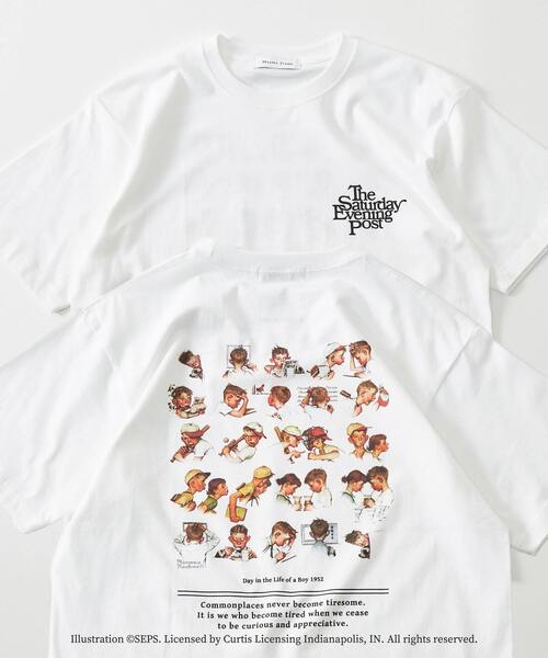 MASTER FRAME（マスターフレーム ）の「【MASTER FRAME×THE SATURDAY EVENING POST】別注クルーネックTシャツ（Tシャツ/カットソー・メンズ・ホワイト/ベージュ/ホワイト系その他/ベージュ系その他/ホワイト系その他2/ホワイト系その他3/ベージュ系その他2/ベージュ系その他3・2/4/3）」の20枚目の写真