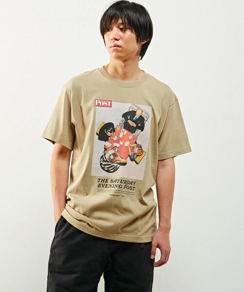 MASTER FRAME×THE SATURDAY EVENING POST】別注クルーネックT