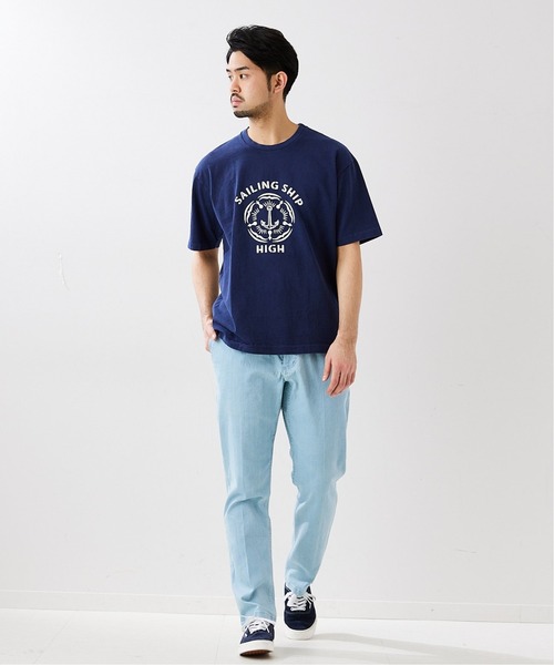 417 EDIFICE（フォーワンセブンエディフィス）の「【MIXTA / ミクスタ】417別注オーバーダイ Tシャツ（Tシャツ/カットソー・メンズ・ホワイト/ブラック/ネイビー・FREE）」の10枚目の写真