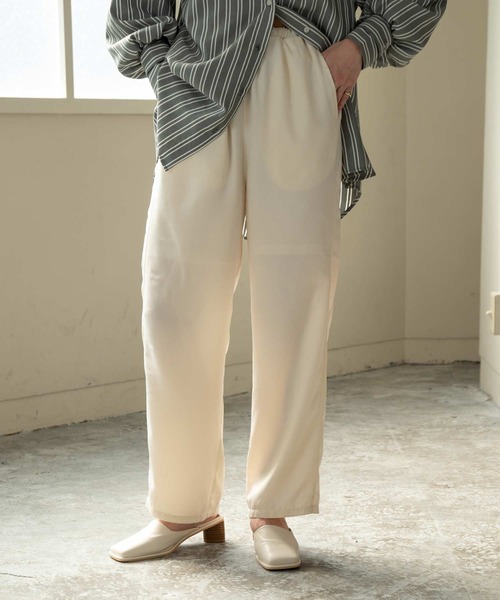 Amiur（エミレ）の「vintage satin pants（その他パンツ・レディース・アイボリー/サックスブルー/ラベンダー・S/M）」の11枚目の写真