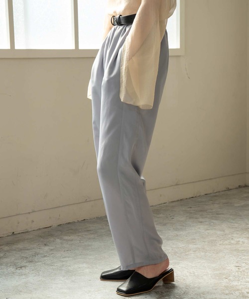 Amiur（エミレ）の「vintage satin pants（その他パンツ・レディース・アイボリー/サックスブルー/ラベンダー・S/M）」の7枚目の写真