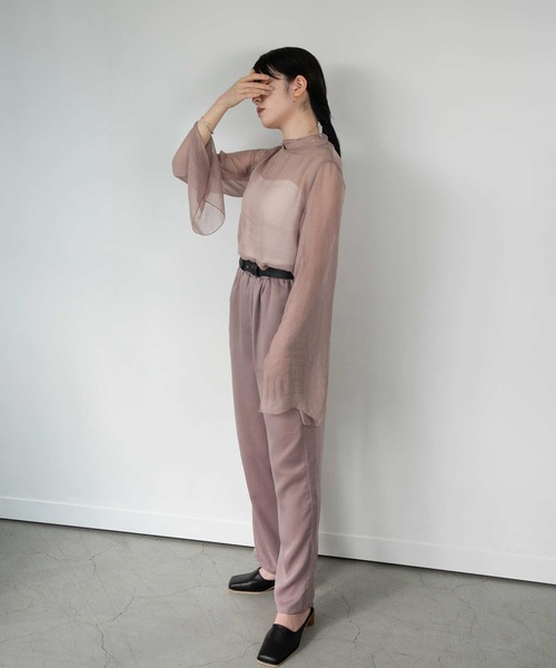 Amiur（エミレ）の「vintage satin pants（その他パンツ・レディース・アイボリー/サックスブルー/ラベンダー・S/M）」の4枚目の写真