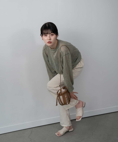 Amiur（エミレ）の「vintage satin pants（その他パンツ・レディース・アイボリー/サックスブルー/ラベンダー・S/M）」の10枚目の写真