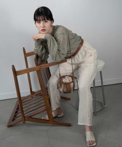 Amiur（エミレ）の「vintage satin pants（その他パンツ・レディース・アイボリー/サックスブルー/ラベンダー・S/M）」の18枚目の写真