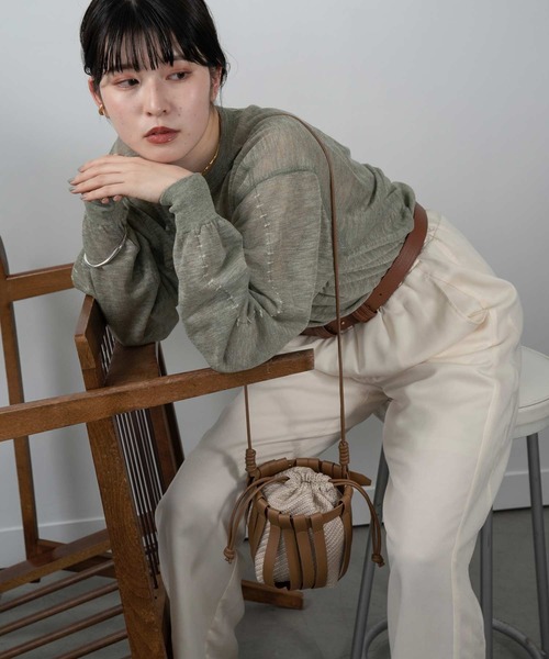 Amiur（エミレ）の「vintage satin pants（その他パンツ・レディース・アイボリー/サックスブルー/ラベンダー・S/M）」の14枚目の写真