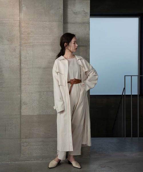 I_am（アイアム）の「back open all in one（つなぎ/オールインワン・レディース・ブラック/オフホワイト・S/M）」の14枚目の写真