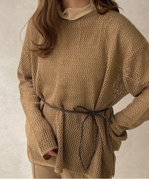【apres jour clair】メッシュニットトップス【ZOZOTOWN限定アイテム】