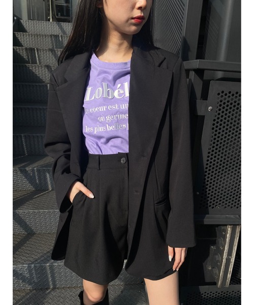 PHILLY(フィリー)の「タックショートパンツ(その他パンツ・レディース・ベージュ/ブラック・FREE)」の3枚目の写真