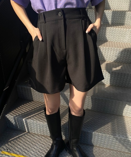 PHILLY(フィリー)の「タックショートパンツ(その他パンツ・レディース・ベージュ/ブラック・FREE)」の20枚目の写真